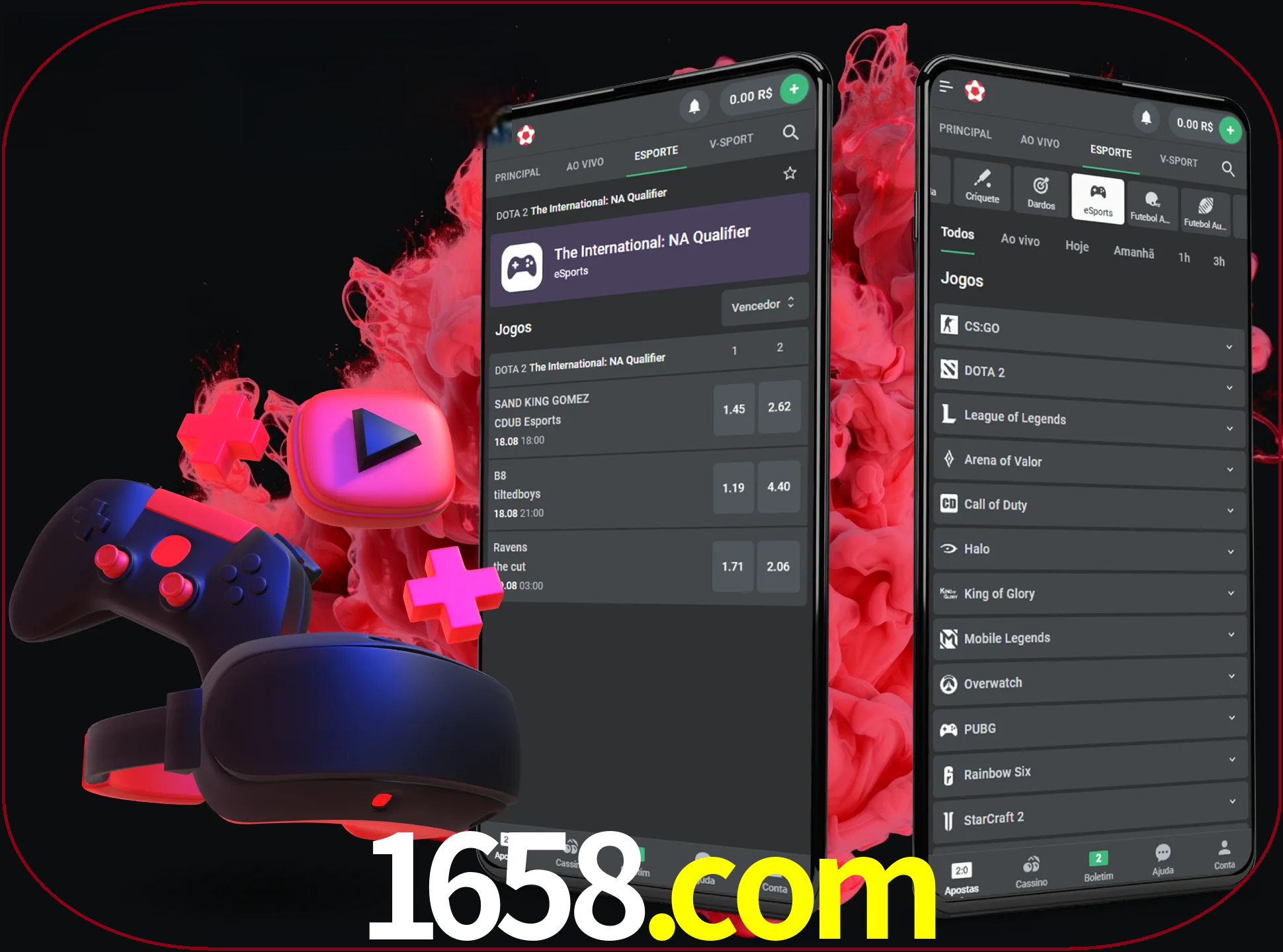 Para ter a aplicação móvel 1658 no seu smartphone, basta descarregar o ficheiro apk e seguir as instruções.