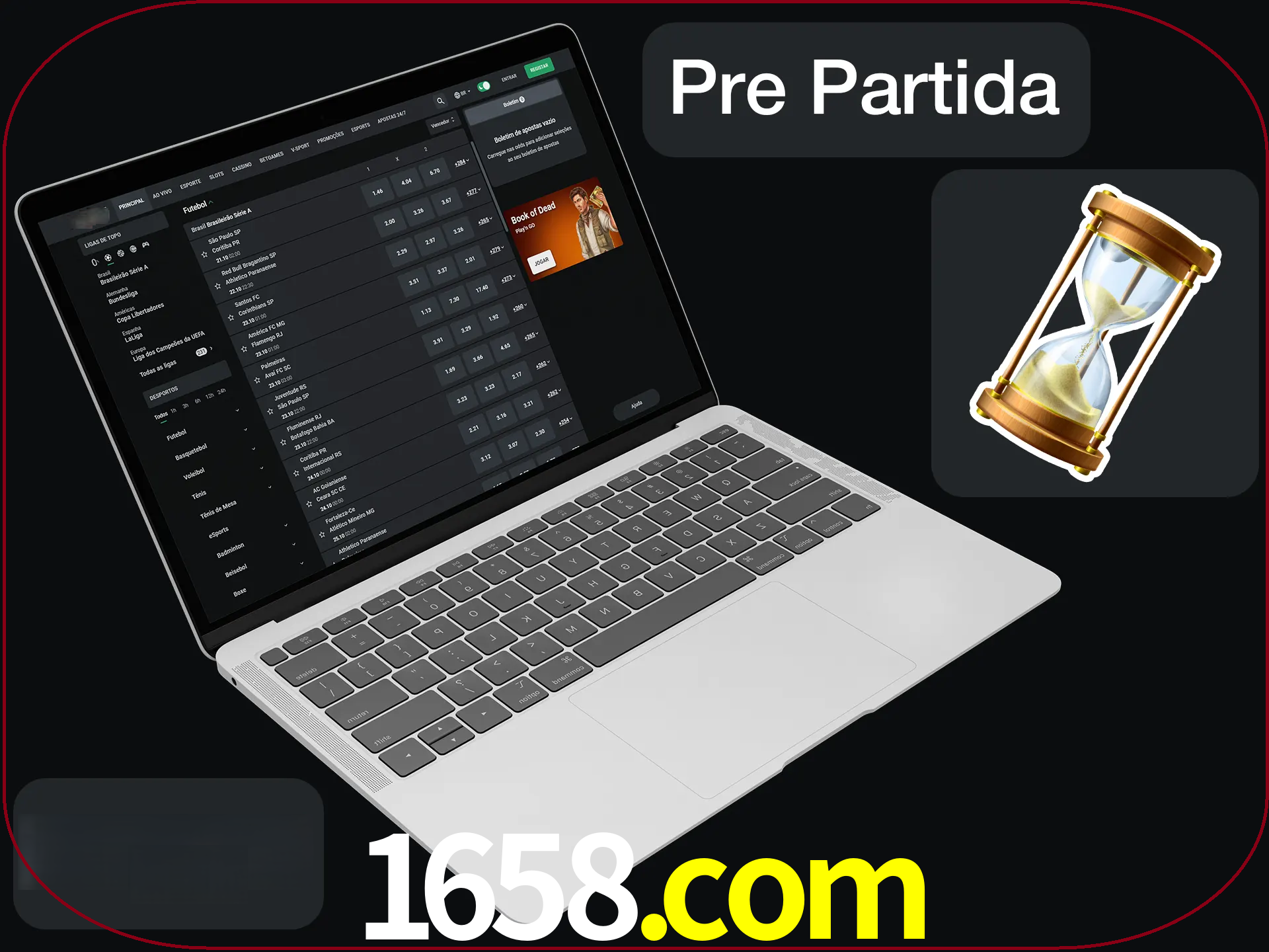 Fazer apostas em partidas futuras.